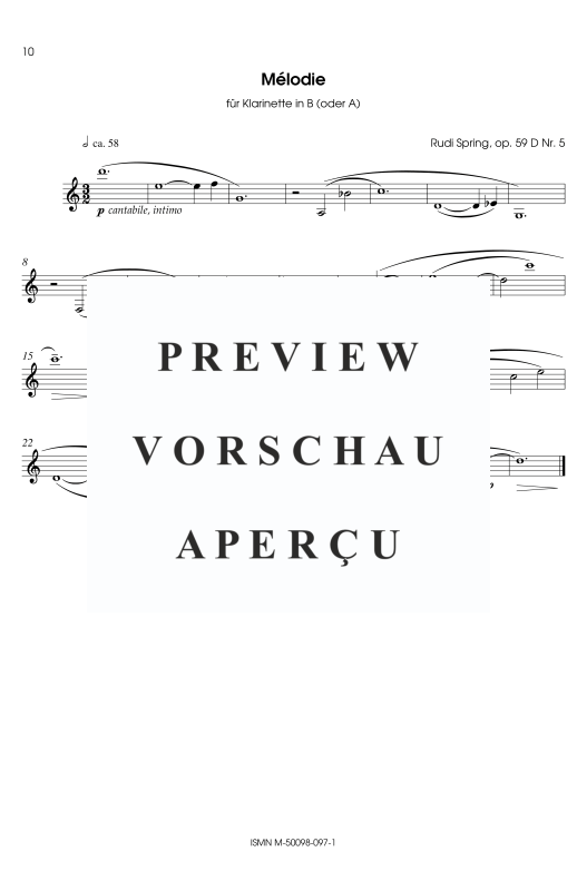 gallery: Musik für Klarinette solo, , Drei Solo Werke