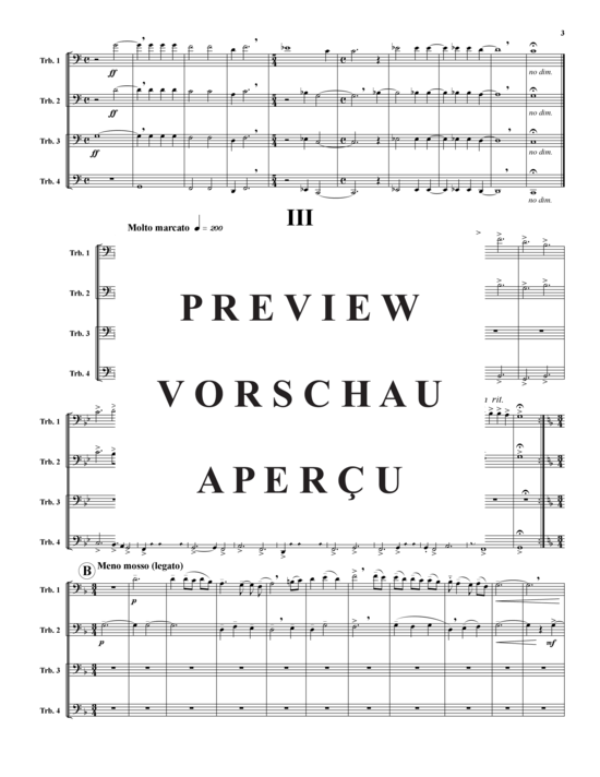 Product gallery: Page 4 of 13 Three Organa , , (Trombone Quartet)