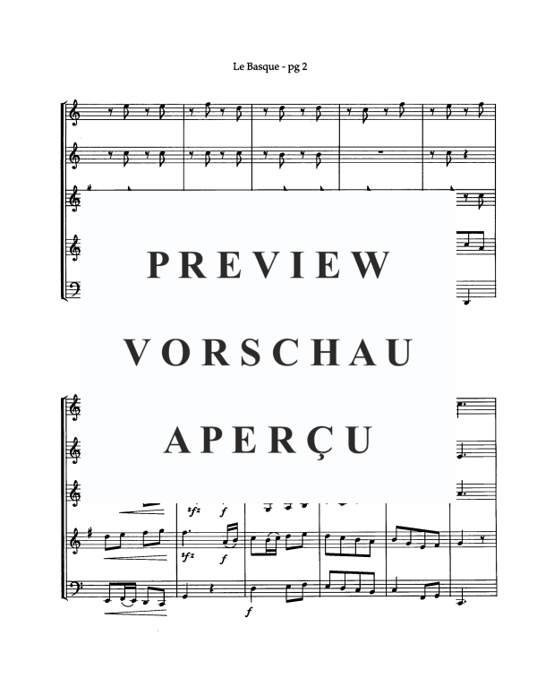 Product gallery: Page 4 of 11 Le Basque, , Wind Quintet