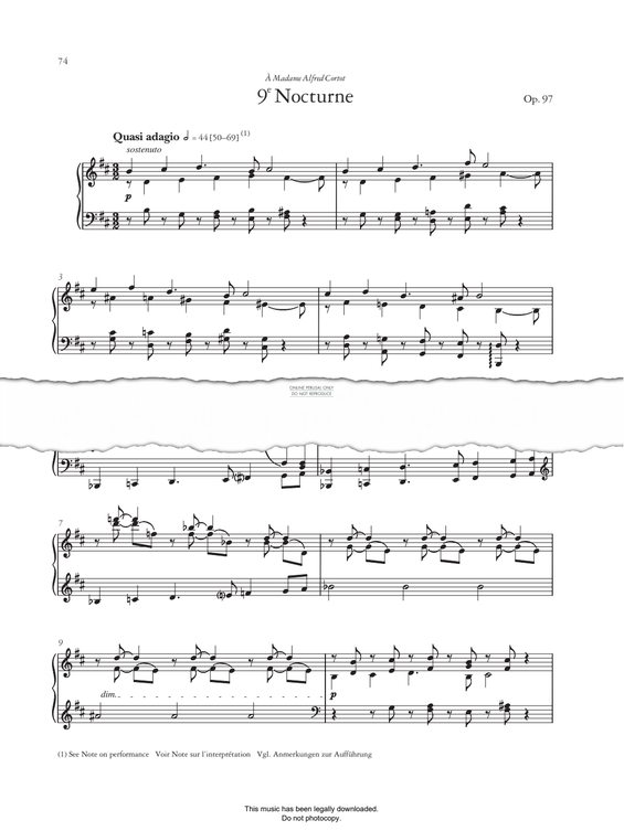 Product picture to: Nocturne No.9, Op.97