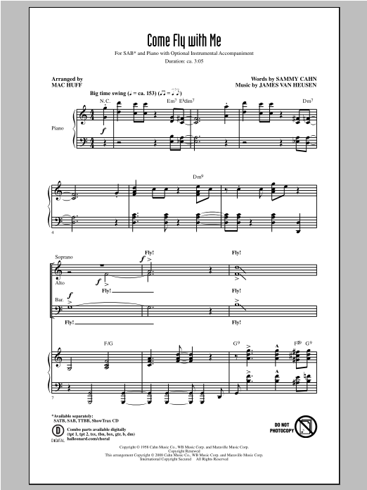 Produktbild zu: Come Fly With Me