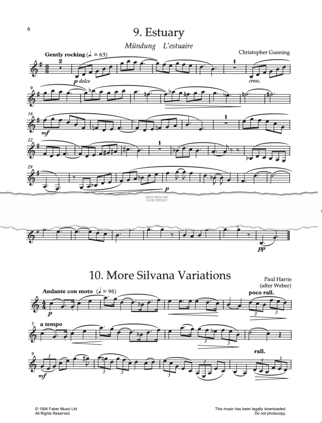 gallery: More Silvana Variations, Carl Maria von Weber, Klarinette, Klavier