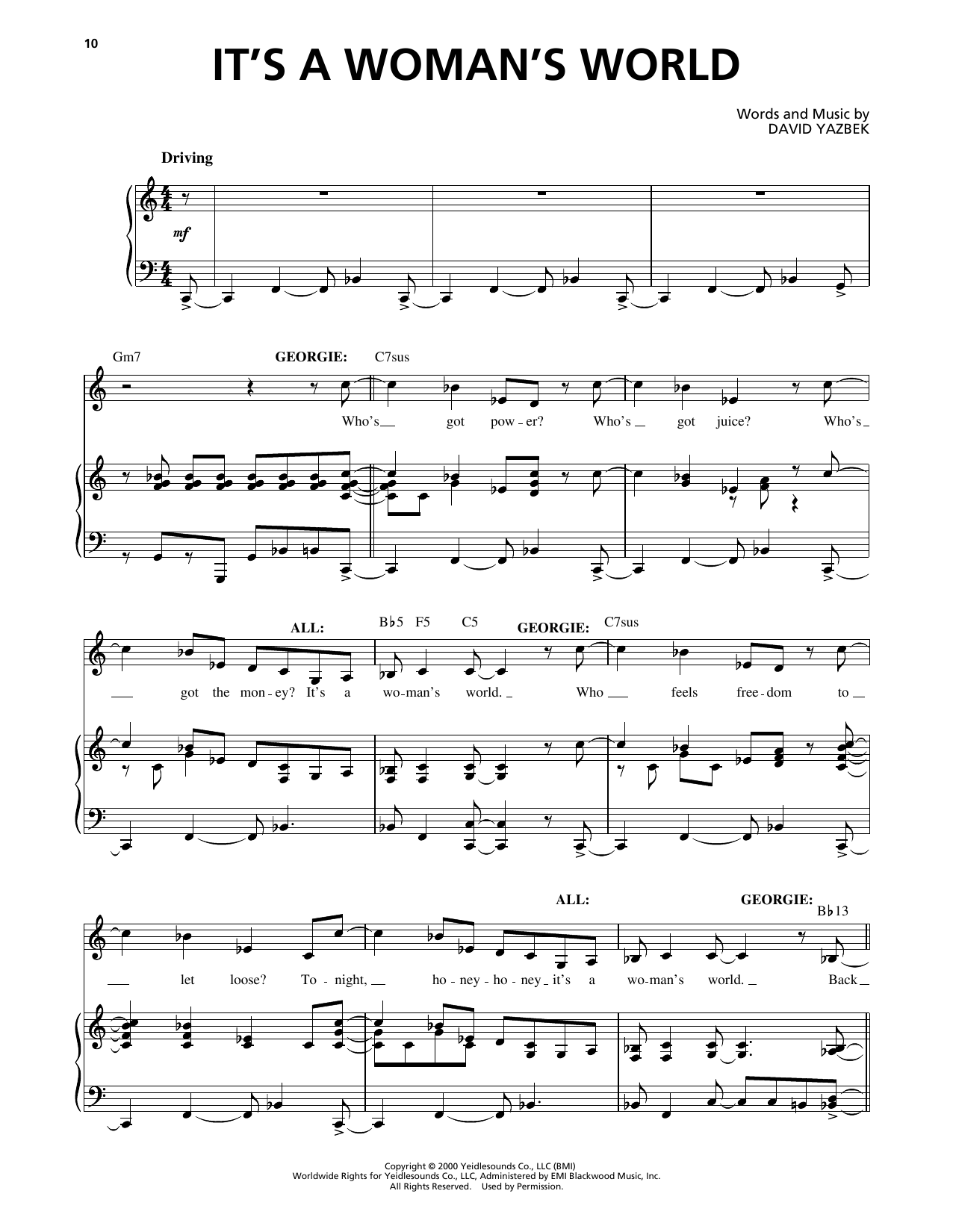 Produktbild zu: It's A Woman's World (from The Full Monty)