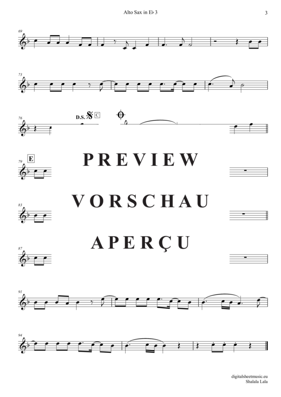 Product gallery: Page 16 of 21 Shalala Lala (Saxophon Trio AAA(T) , Vengaboys,  + piano)