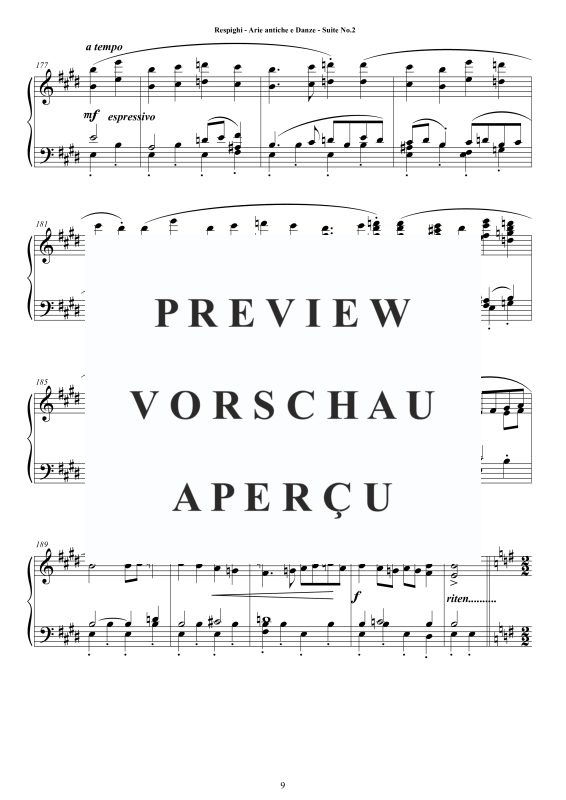 Produktgalerie: Seite 10 von 11 Suite No. 2 - Antiche Arie e Danze, , Klavier Solo