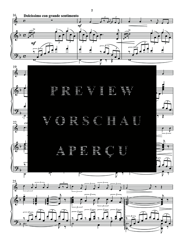 Produktgalerie: Seite 6 von 9 Vissi d´arte, vissi d´amore, , (Horn in F und Klavier)