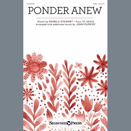 cover: Ponder Anew (arr. John Purifoy), Pamela Stewart