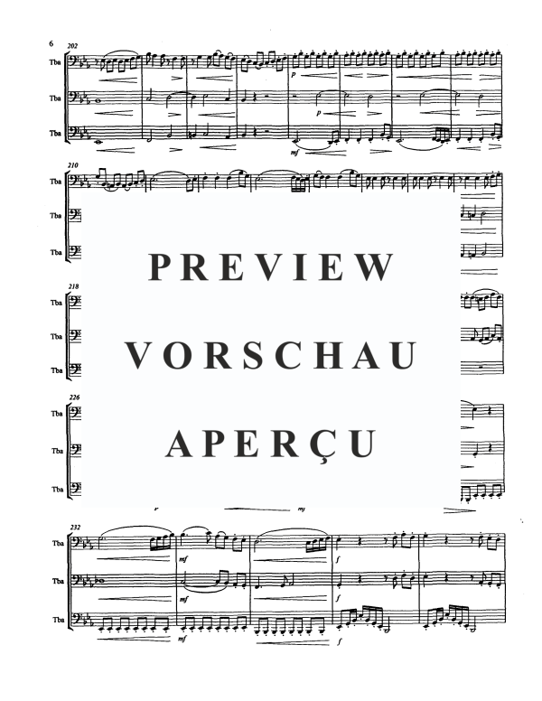 Produktgalerie: Seite 8 von 11 Sechs Trios für drei Hörner, , Tuba Trio