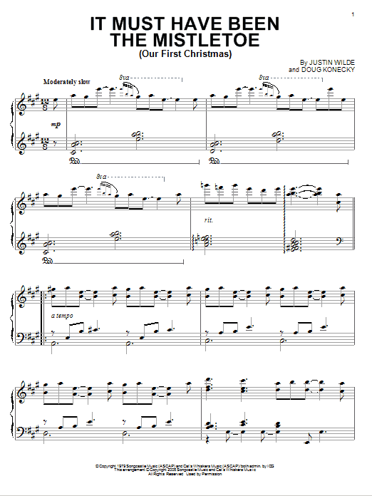 Produktbild zu: It Must Have Been The Mistletoe (Our First Christmas)