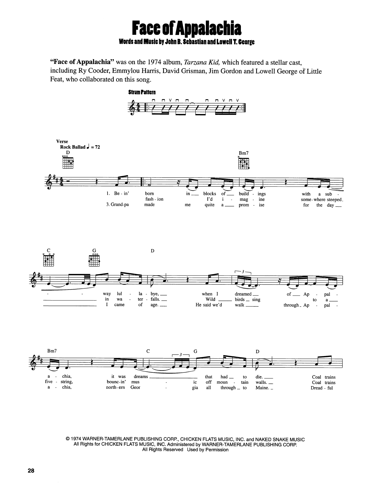 Produktgalerie: Seite 1 von 1 Face Of Appalachia, John Sebastian, Gitarre