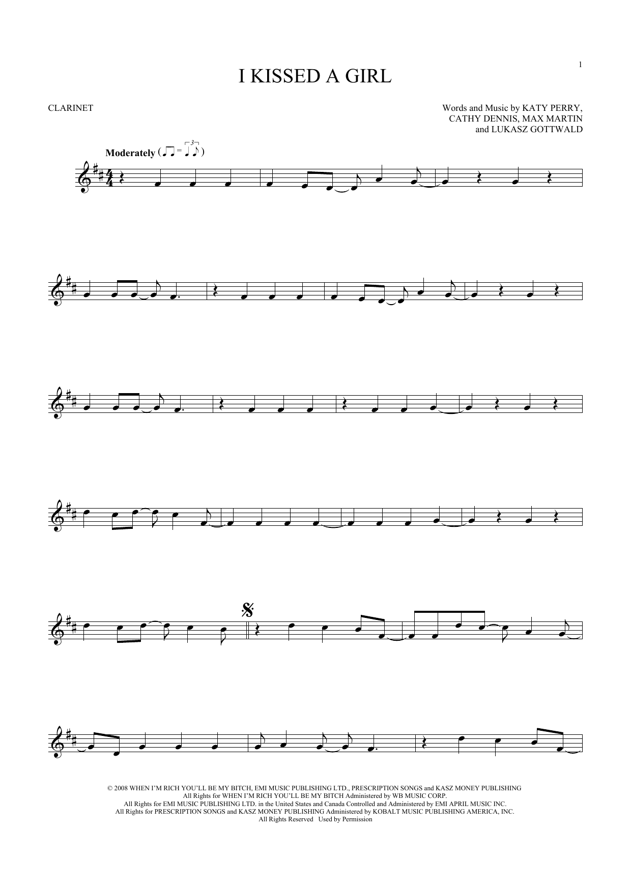 Product gallery: Page 1 of 1 I Kissed A Girl, Katy Perry