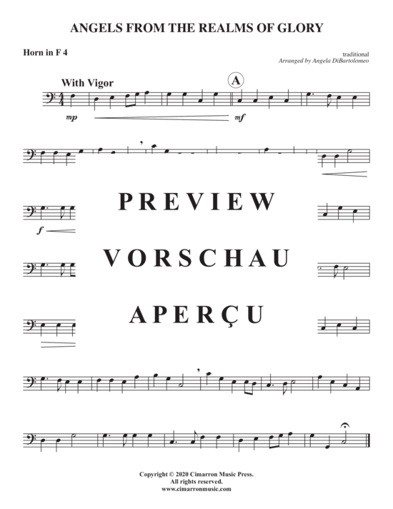 Produktgalerie: Seite 8 von 8 Angels from the Realms of Glory , , (Horn Quartett)