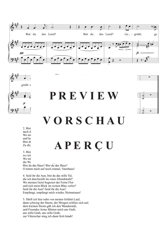 Product gallery: Page 3 of 3 Die Wiederkehr in das Vaterland , , (voice + piano)