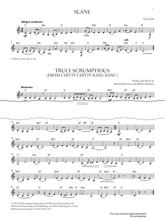 Product gallery: Page 1 of 1 Truly Scrumptious (From Chitty Chitty Bang Bang), Richard M. Sherman