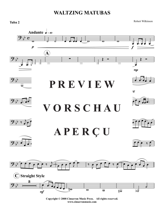 Product gallery: Page 15 of 16 Waltzing MaTubas , , (Tuba Quartet: 2x Baritone, 2xTuba)