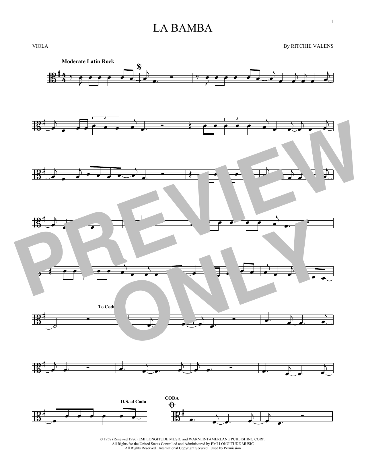 Product gallery: Page 1 of 1 La Bamba, Ritchie Valens