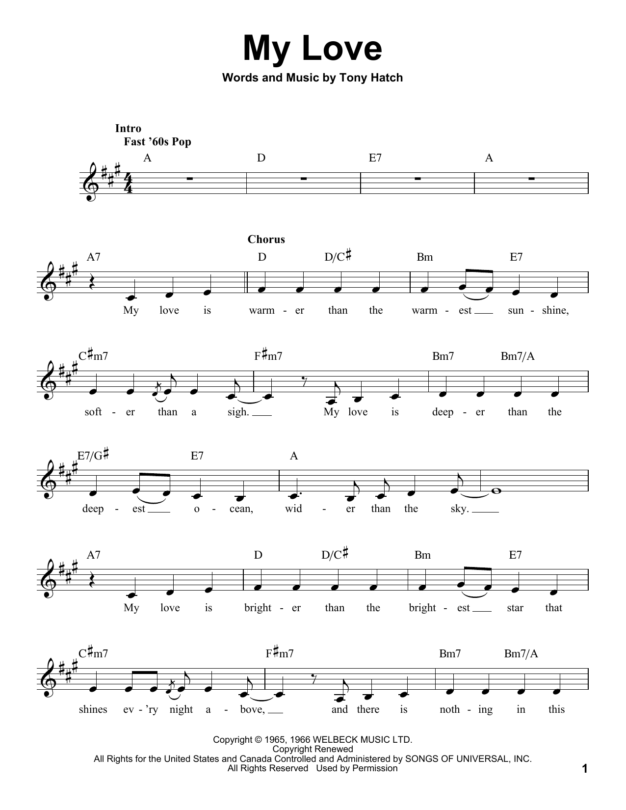 Produktbild zu:  My Love - Sonny James, Petula Clark