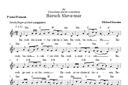 Product gallery: Page 1 of 1 Baruch She-a-mar, Michael Isaacson