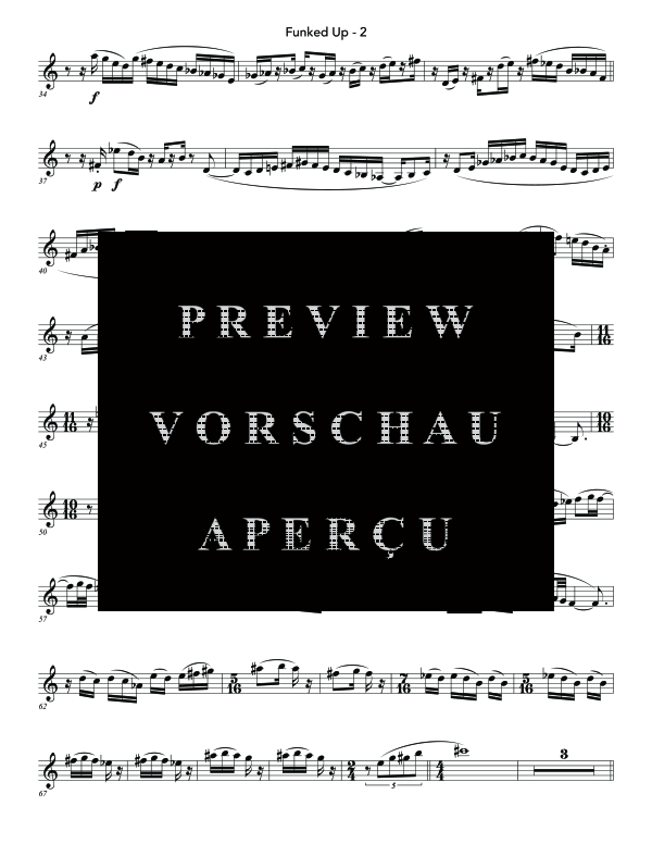 Product gallery: Page 7 of 10 Funked Up, , (clarinet in Bb or trumpet in Bb and CD)