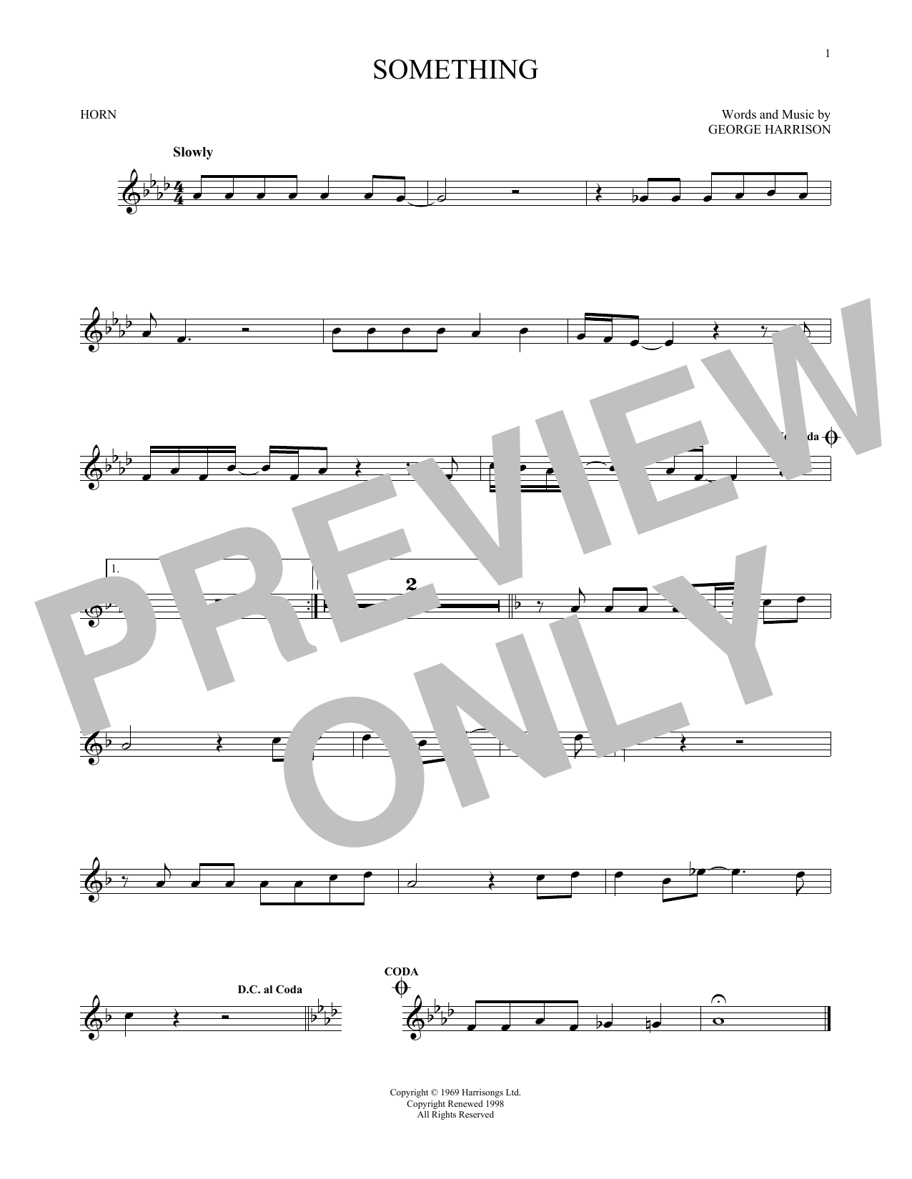 Produktgalerie: Seite 1 von 1 Something, The Beatles, Horn