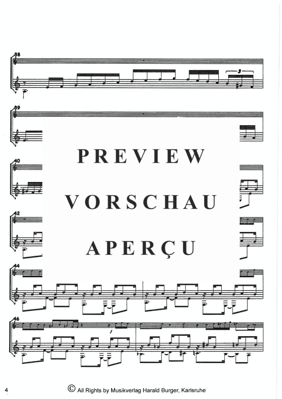 gallery: One Cry For Argentina - Suite für Melodieinstrument & Gitarre, , A-Klarinette und Gitarre - Partitur
