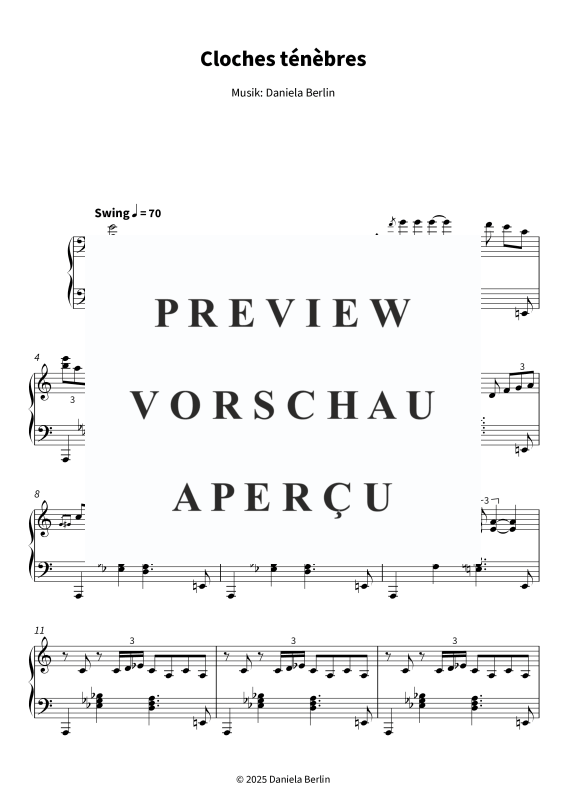 Produktgalerie: Seite 5 von 9 Cloches ténèbres, , Klavier Solo