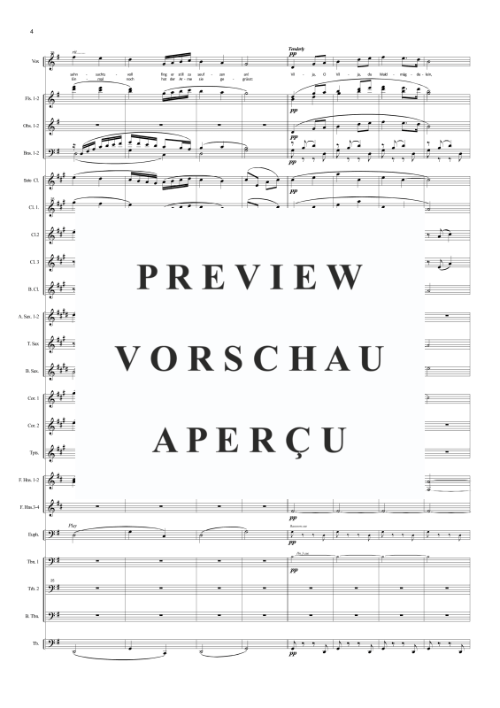 Produktgalerie: Seite 7 von 11 Vilja (aus Die lustige Witwe), , Sopran Solo und Concert Band