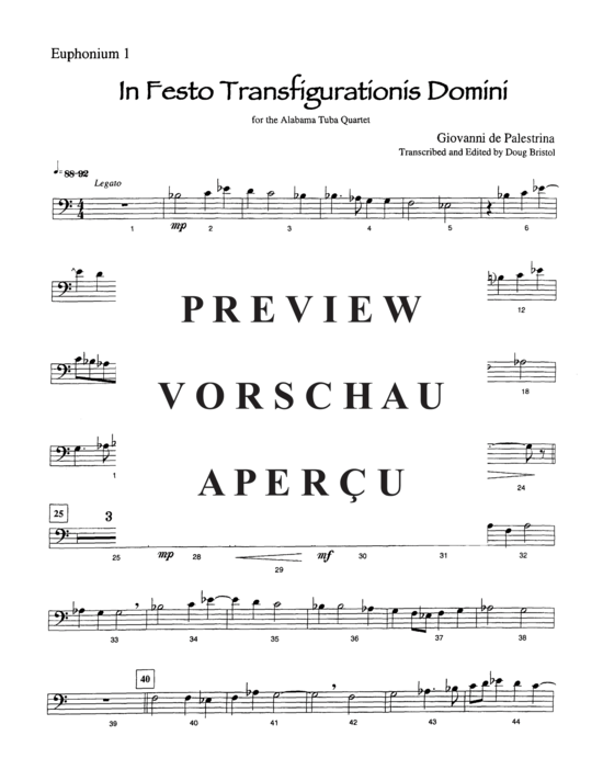 Product gallery: Page 9 of 16 In Festo Tranfigurationis Domini , , (Tuba Quartett EETT)