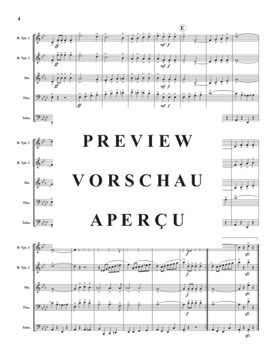Produktgalerie: Seite 6 von 11 The Billboard March , , (Blechbläserquintett)