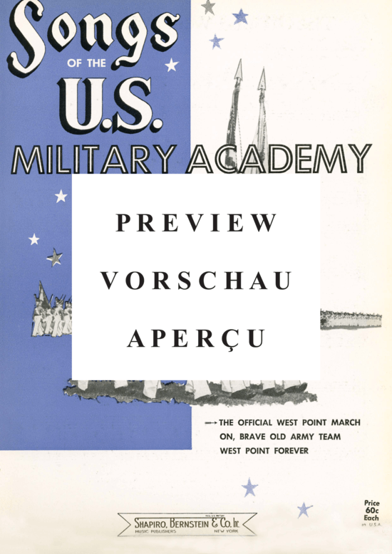 Produktgalerie: Seite 2 von 8 The Official West Point March , Popular Standard, Klavier und Gesang