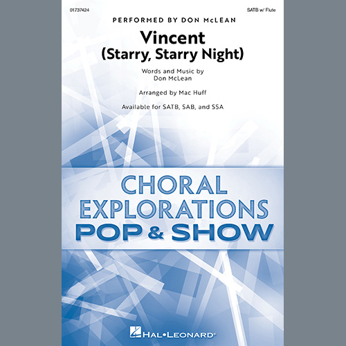 cover: Vincent (Starry Starry Night) (arr. Mac Huff), Don McLean