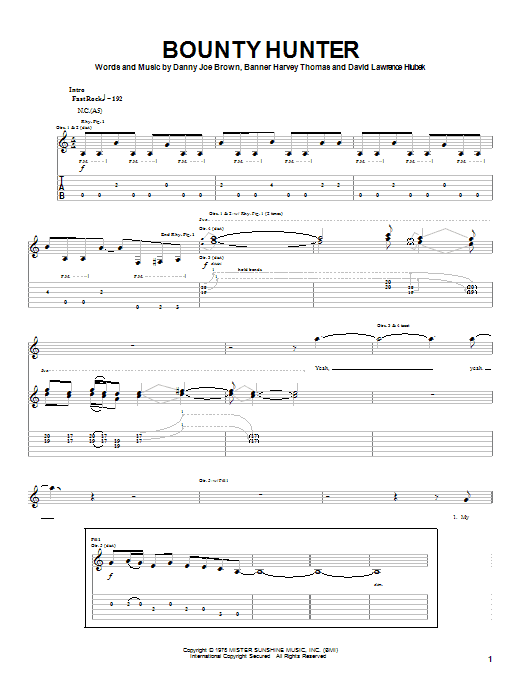 Produktgalerie: Seite 1 von 1 Bounty Hunter, Molly Hatchet, Gitarre
