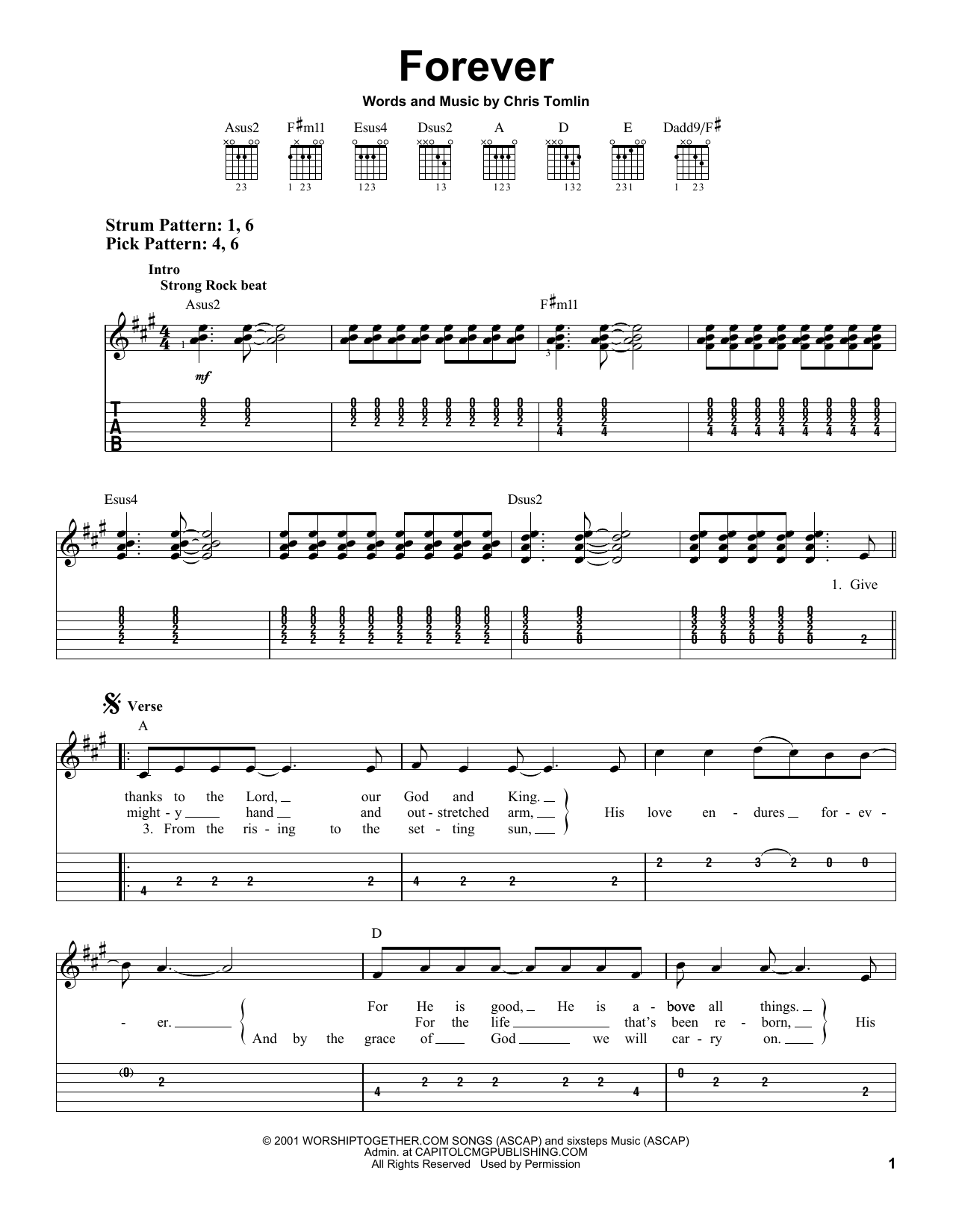 Produktgalerie: Seite 1 von 1 Forever, Chris Tomlin, Gitarre