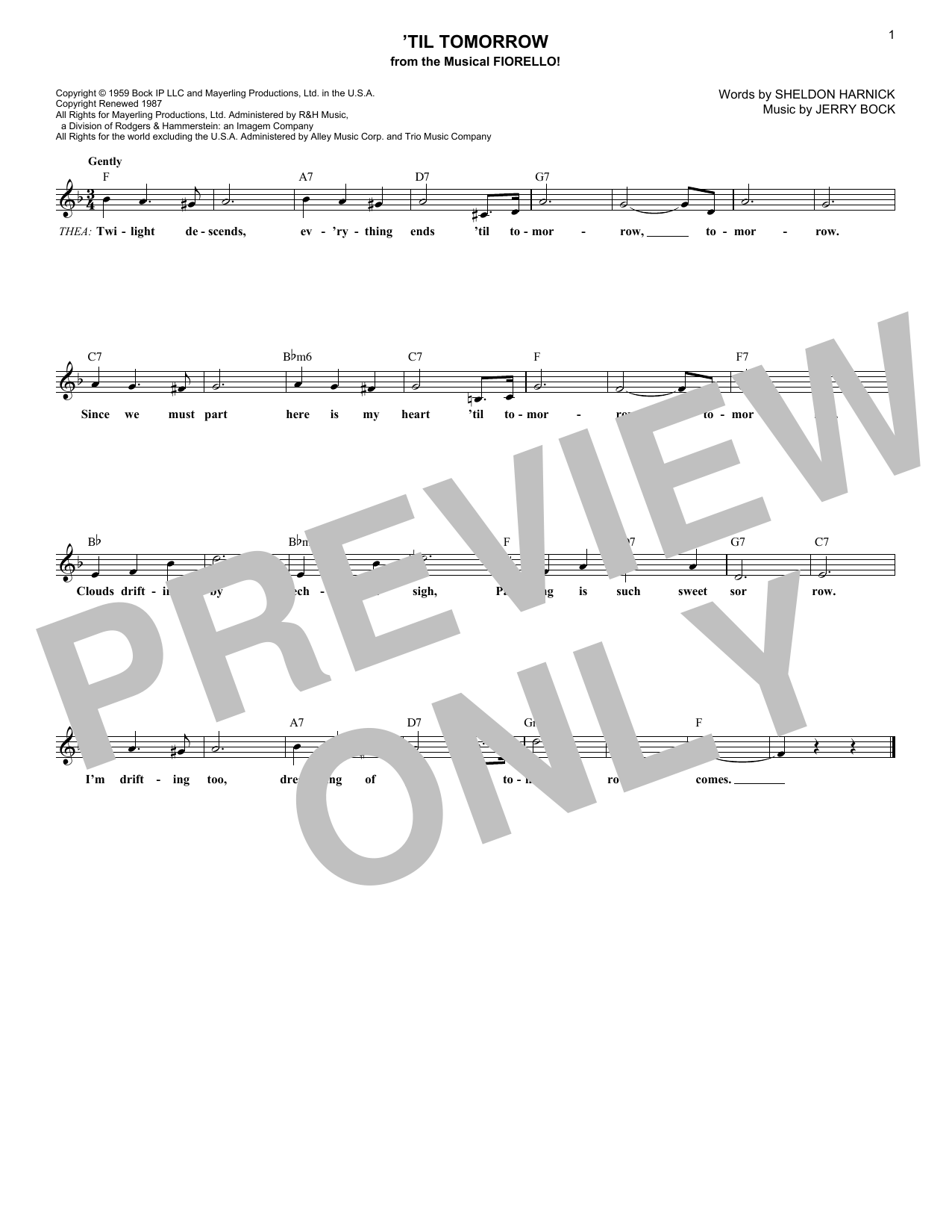 Produktbild zu: 'Til Tomorrow