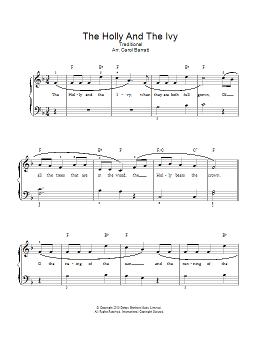 Produktbild zu: The Holly And The Ivy