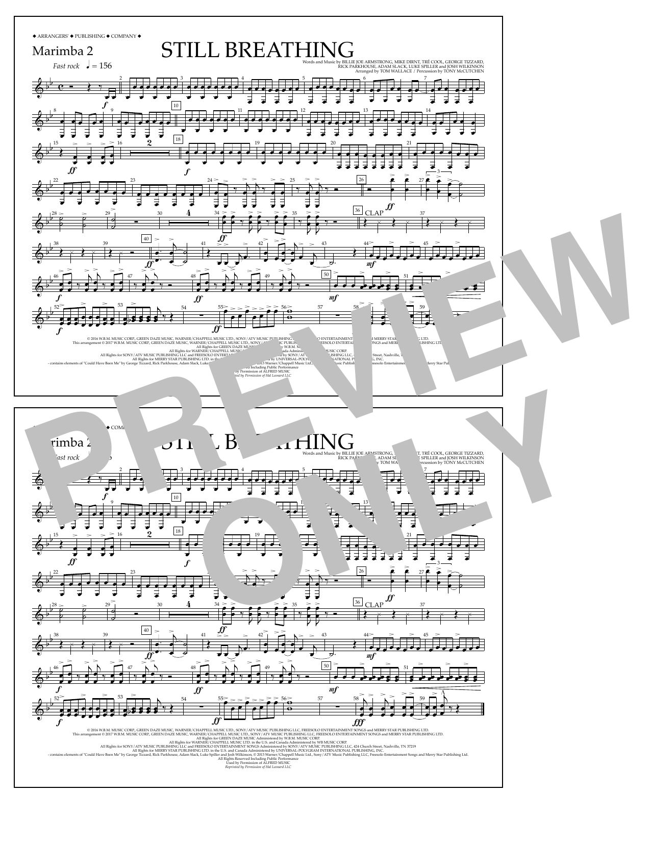 Product picture to: Still Breathing - Marimba 2