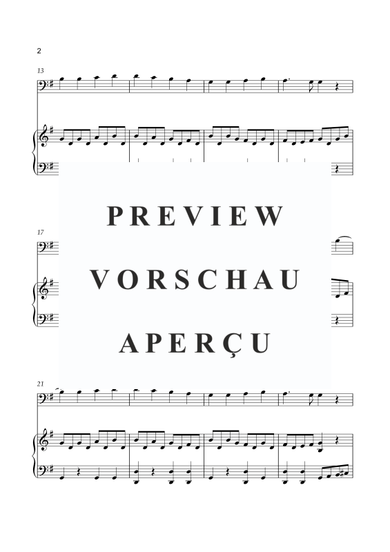 Produktgalerie: Seite 3 von 8 Europahymne - Ode an die Freude, , Posaune und Klavier
