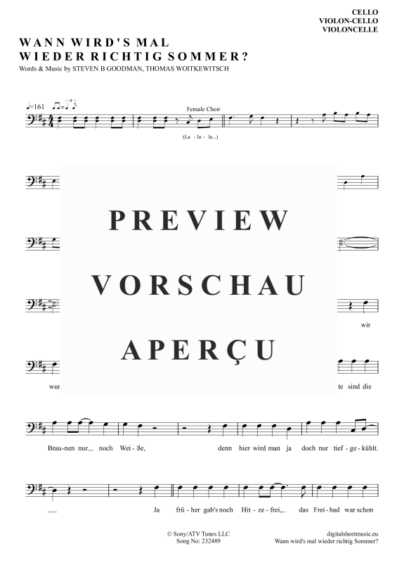 gallery: Wann wird’s mal wieder richtig Sommer , Carrell, Rudi, Violoncello