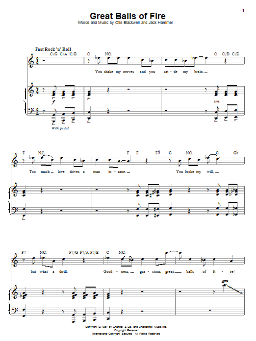 Product gallery: Page 1 of 1 Great Balls Of Fire, Jerry Lee Lewis