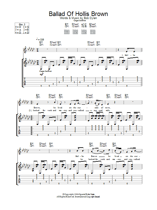 Product gallery: Page 1 of 1 Ballad Of Hollis Brown, Bob Dylan
