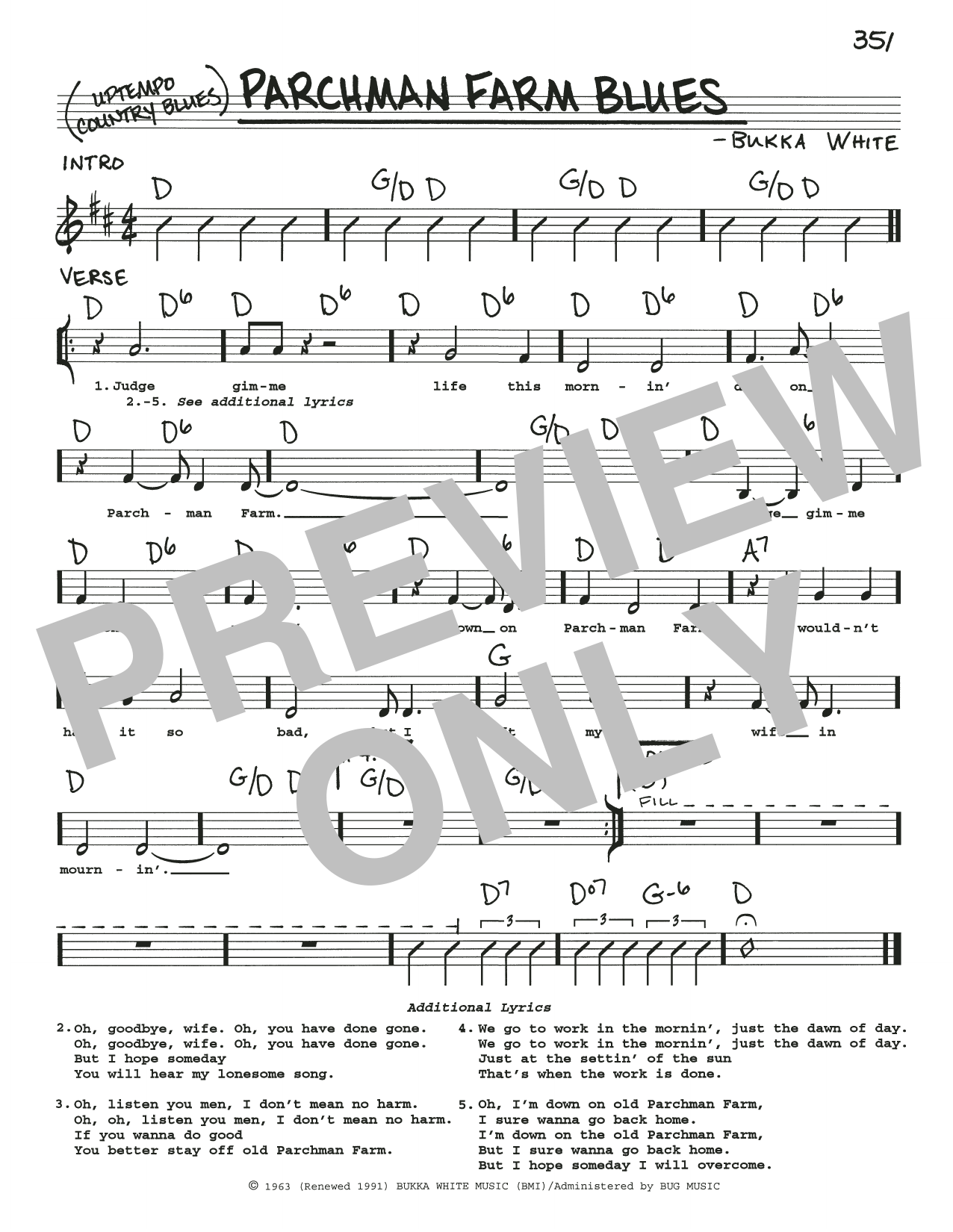 Produktbild zu: Parchman Farm Blues