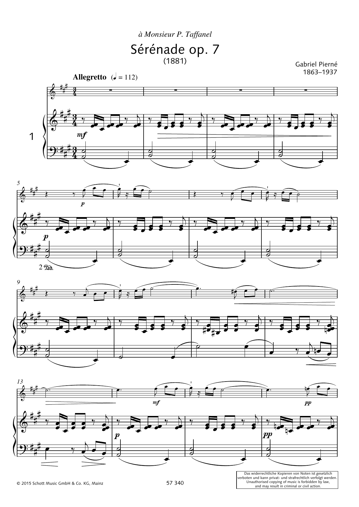 Produktbild zu: Serenade