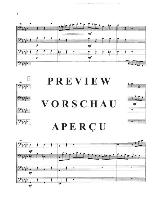 Product gallery: Page 9 of 19 Sarabande and Bouree , , (Tuba Quartett EETT)