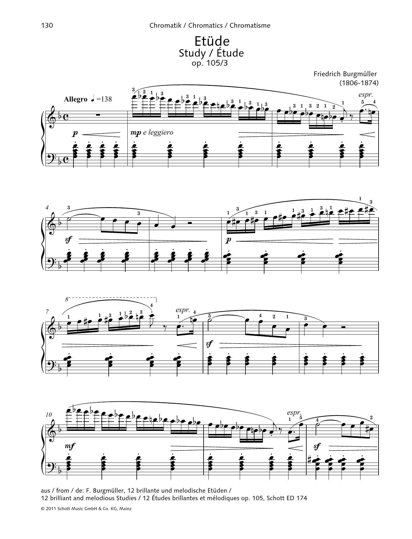 Product gallery: Page 1 of 1 Study, Friedrich Burgmuller