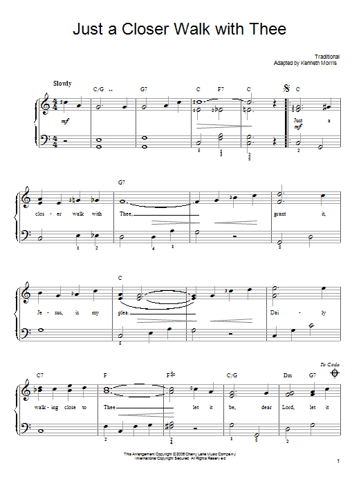 Produktbild zu: Just A Closer Walk With Thee