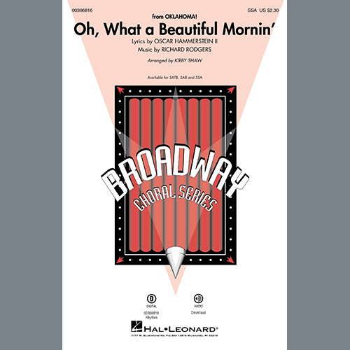 Produktbild zu: Oh, What A Beautiful Mornin' (from Oklahoma!) (arr. Kirby Shaw)