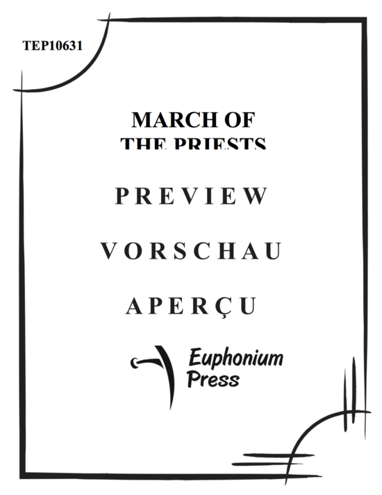 Product gallery: Page 2 of 11 March of the Priests , , (Tuba Quartett EETT)