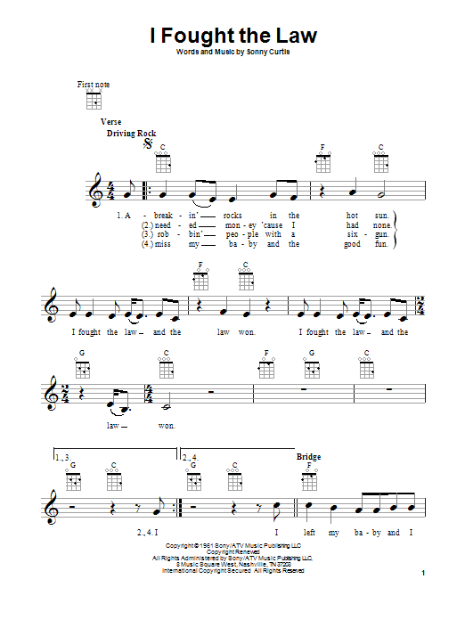 Product gallery: Page 1 of 1 I Fought The Law, Bobby Fuller Four