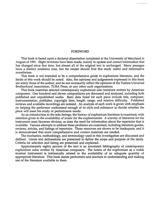 gallery: An Annotated Bibliography , , (Euphonium)