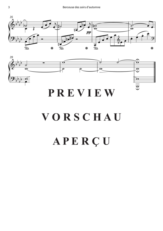 Produktgalerie: Seite 6 von 6 Berceuse des soirs d´automne , , Klavier Solo